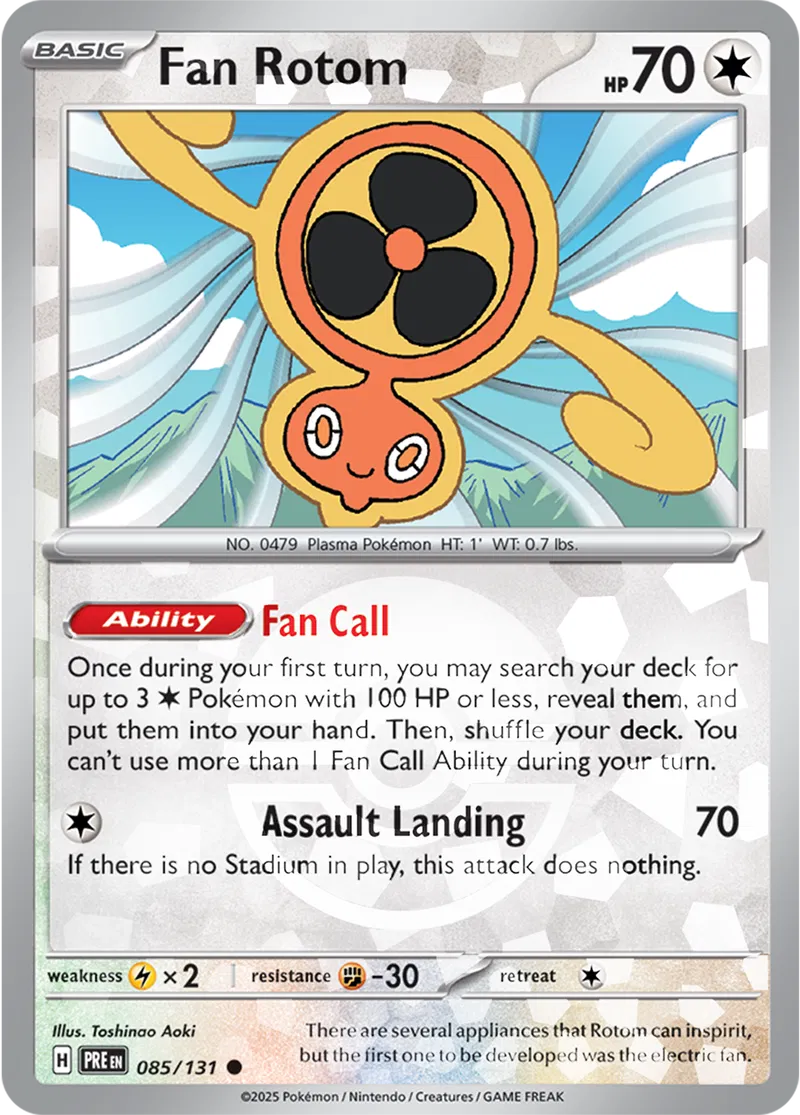 Fan Rotom Poke ball Holo